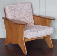 Lot 548 - Ash easy chair