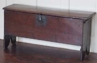 Lot 557 - Oak muniment chest