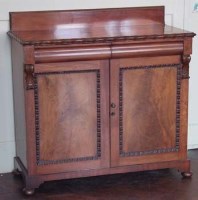 Lot 566 - Mahogany chiffonier