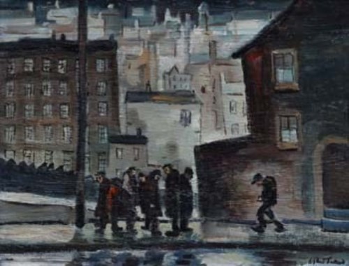 Lot 41 - William Turner, Rain in Bury, oil