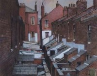 Lot 103 - Tom Brown, Salford Rooftops, pastel