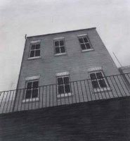 Lot 108 - Trevor Grimshaw, Station house, pencil