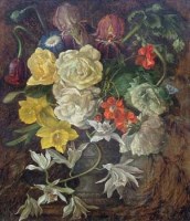 Lot 186 - A. Brooke, still life study, oil