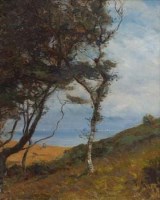 Lot 187 - Sir Ernest Albert Waterlow, Beach scene, oil