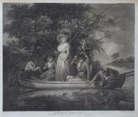 Lot 244 - George Keating and William Ward, A Party Angling and Anglers' Repast after George Morland, mezzotint engravings (2)