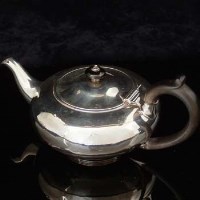 Lot 300 - London silver teapot