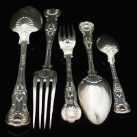 Lot 312 - Collection of Kings pattern cutlery (not matching)