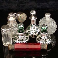 Lot 315 - Collection of seven scent bottles