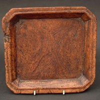 Lot 431 - Fruitwood square trencher