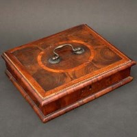 Lot 432 - Oyster work casket