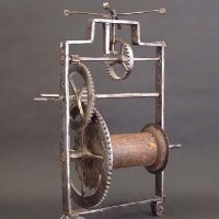 Lot 450 - Weight driven spit