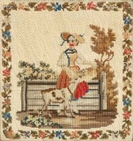 Lot 473 - Group of the Victorian needlework pictures