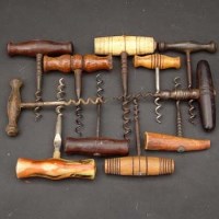 Lot 478 - Bone handled corkscrew an ten others