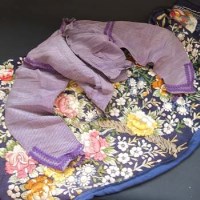 Lot 497 - Victorian dress and Caton shawl