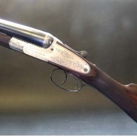 Lot 500 - Midland gun company SQE by side 12 bore shotgun