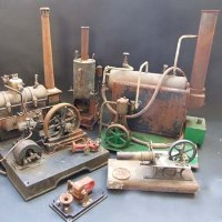 Lot 506 - Wurtenberg spirit fired model horizontal steam engine