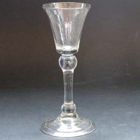 Lot 522 - Wine glass with Knopped stem