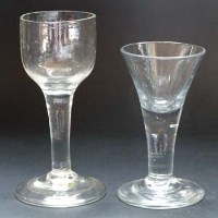 Lot 524 - Two wine glasses