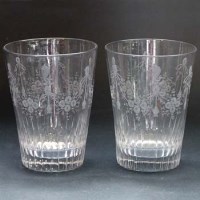 Lot 529 - Pair of beer glasses