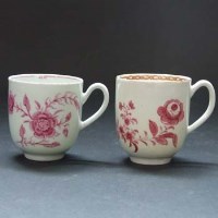 Lot 568 - Worcester coffee cup and a Christians cup