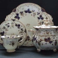 Lot 580 - Rockingham tea set