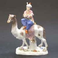 Lot 602 - Meissen camel group