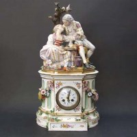 Lot 604 - Continental clock group