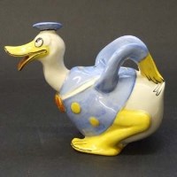 Lot 635 - Wade Heath Donald duck teapot