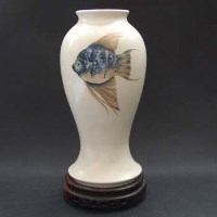 Lot 650 - Moorcroft fish vase.