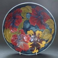 Lot 651 - Moorcroft hibiscus bowl