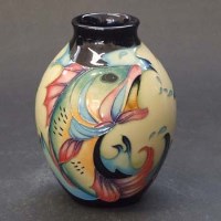Lot 658 - Moorcroft Macintyre vase sea bass
