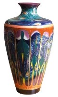 Lot 659 - Moorcroft Gatekeeper vase