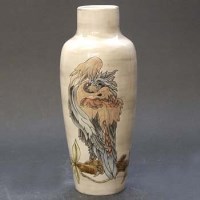 Lot 667 - Cobridge bird selction vase