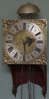 Lot 687 - Wall clock inscribed Lewis Pridham Sandford