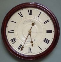 Lot 691 - Dial clock John Davey Ipswitch