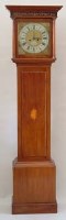 Lot 731 - Mahogany longcased clock inscribed Thomas