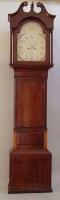 Lot 735 - Eight day Longcase clock complete with two