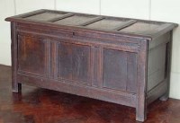 Lot 752 - Jacobean oak coffer