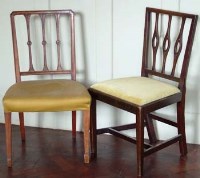 Lot 765 - Sheraton design standard chair and another