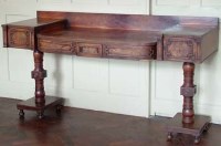 Lot 775 - William IV mahogany pedestal sideboard