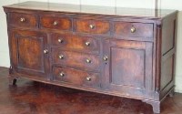 Lot 808 - Oak dresser base