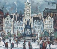 Lot 1 - William Turner, Albert Square, oil