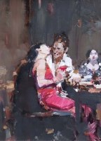 Lot 7 - Don Mckinlay, The Love Triangle, oil