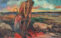 Lot 45 - Reginald Gammon, Prodigal, oil