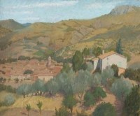 Lot 58 - Anna Hornby, Le Buis, Morning, oil