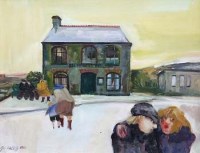 Lot 59 - Gill Watkiss, Stenalees Institute, oil