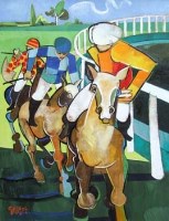 Lot 66 - Geoffrey Key, On the Bend, oil