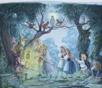 Lot 153 - Patience Arnold, Midnight Rendezvous, watercolour