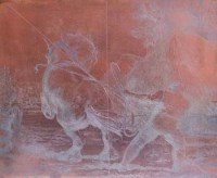 Lot 182 - C. F. Tunnicliffe, The Colt, original etched copper plate