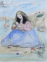 Lot 185 - Salvador Dali, Madonna and Child, signed etching